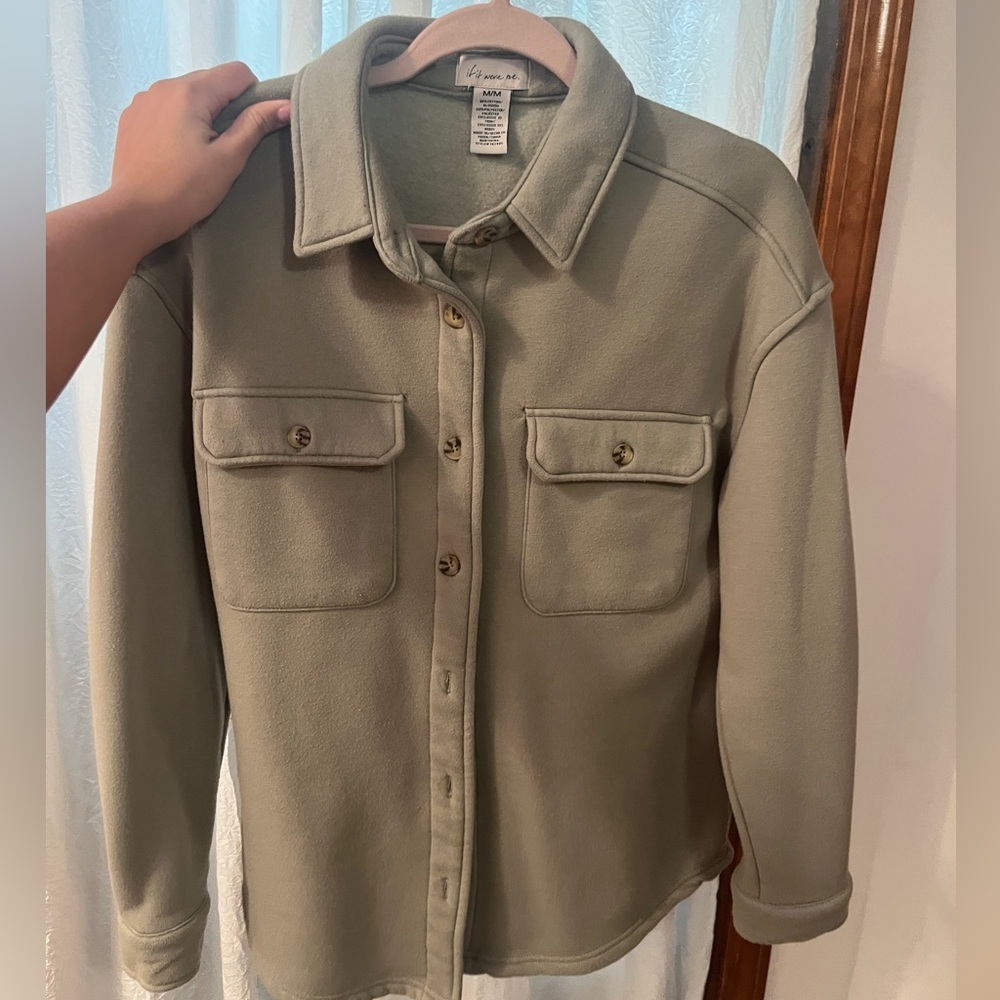 Green Button Shirt/Jacket